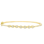 Load image into Gallery viewer, Bezel-Pear Horizon Bracelet
