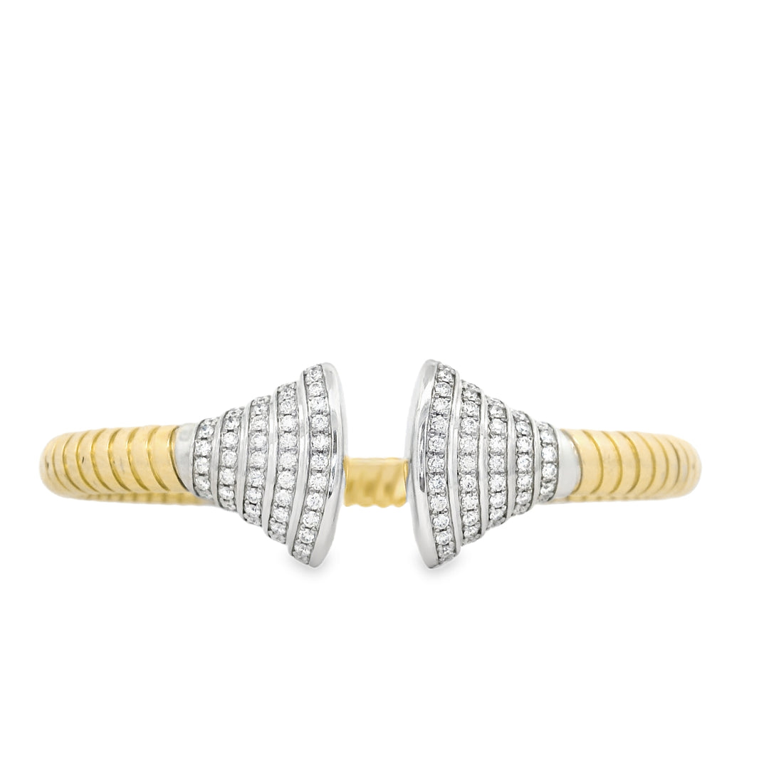 Prism Pavè Tubogas Bangle