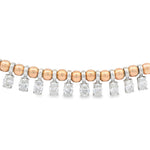 Load image into Gallery viewer, Oval Diamonds Bubbly Necklace
