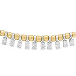 Load image into Gallery viewer, Oval Diamonds Bubbly Necklace
