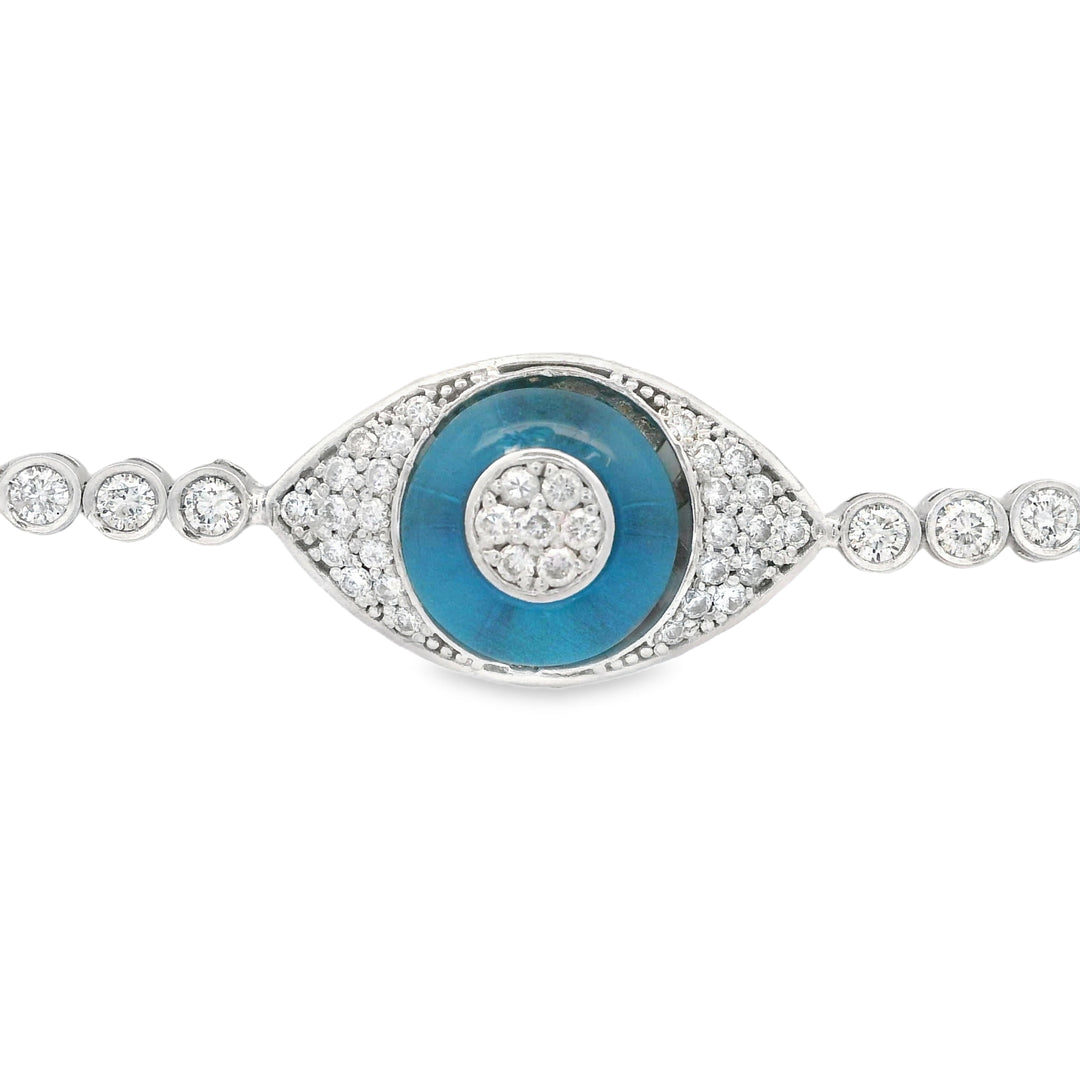Iris Bleu Bracelet