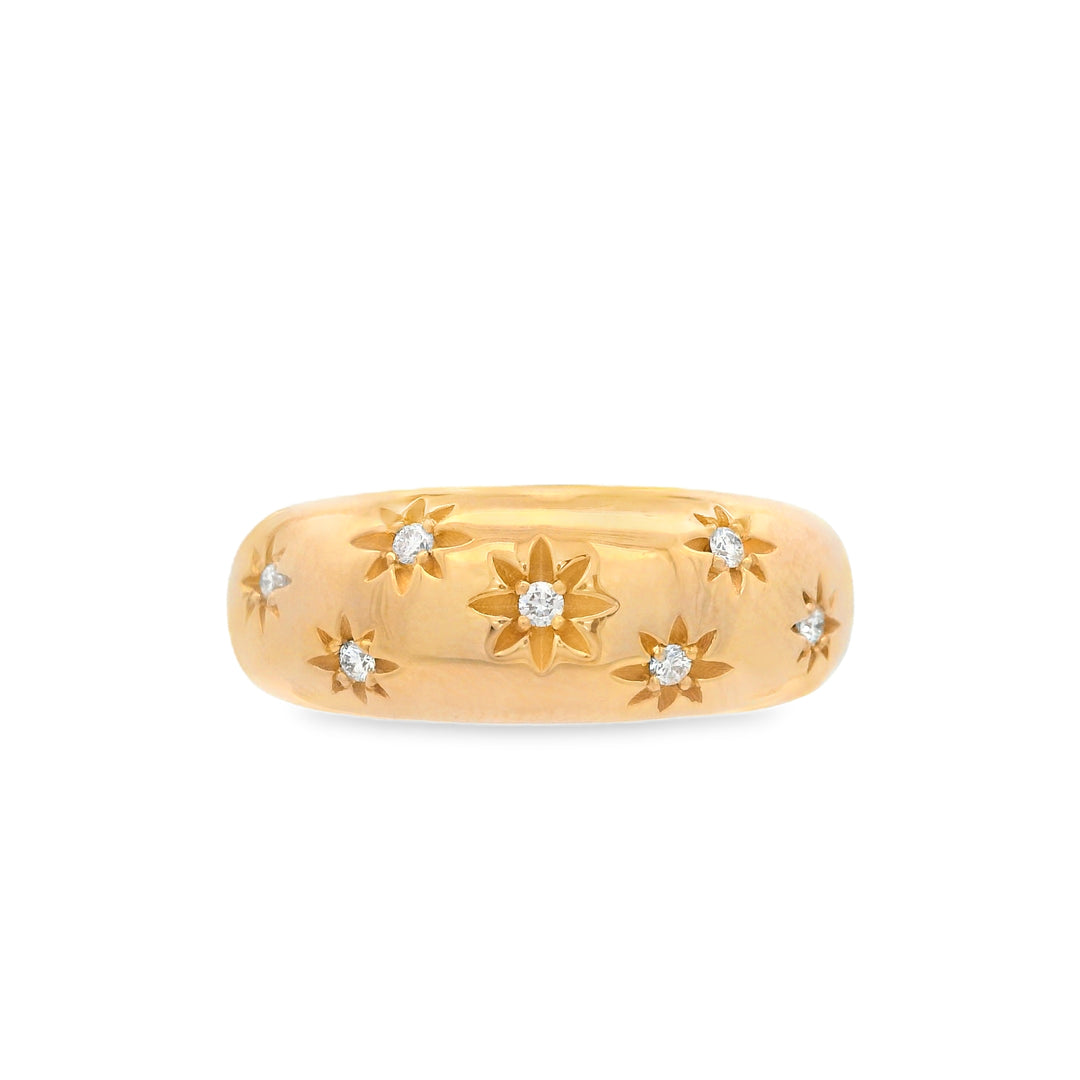 Starburst Diamond Ring