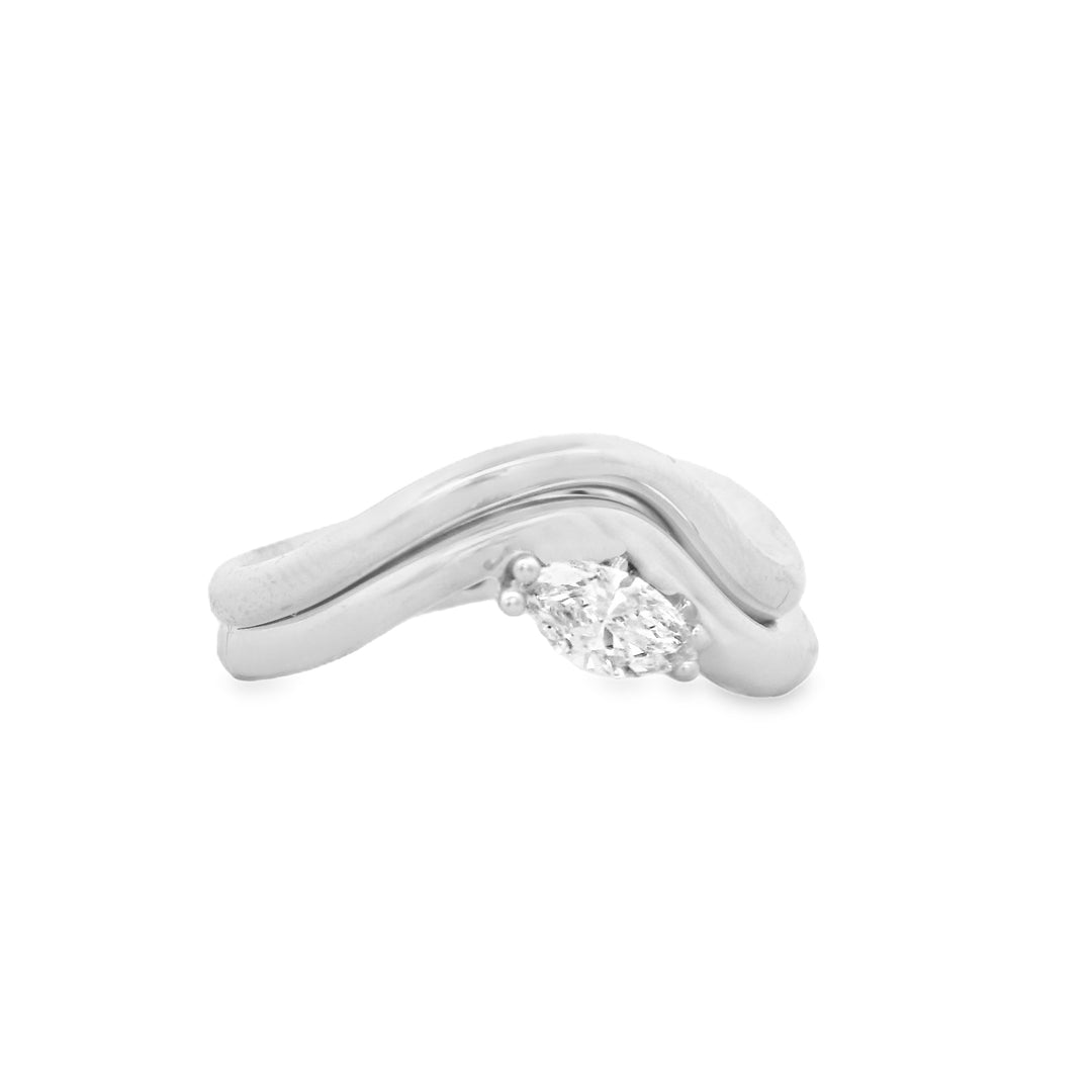 Marquise Ripple Ring