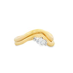 Load image into Gallery viewer, Marquise Ripple Ring
