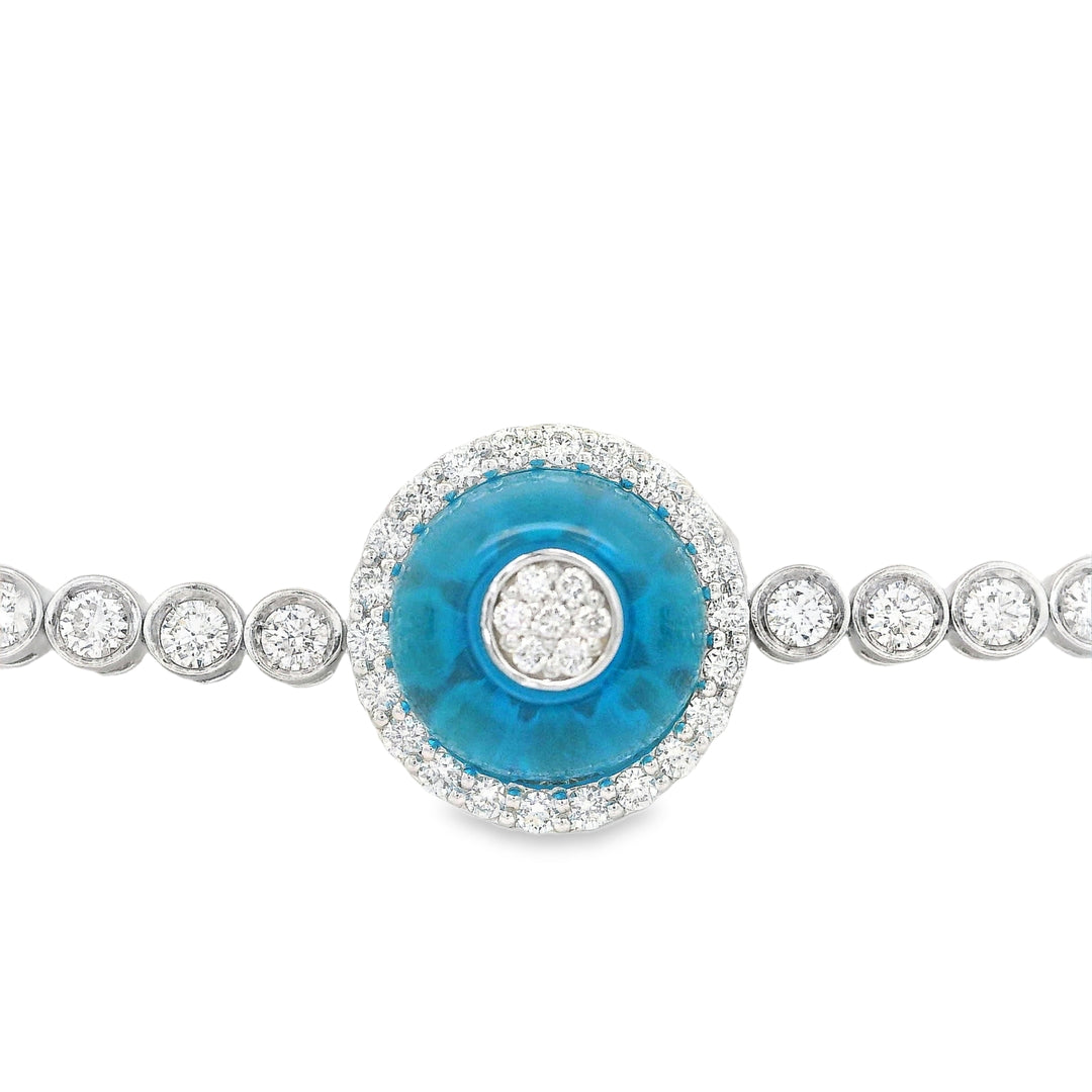 Aqua Bloom Bracelet