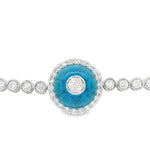 Load image into Gallery viewer, Aqua Bloom Bracelet
