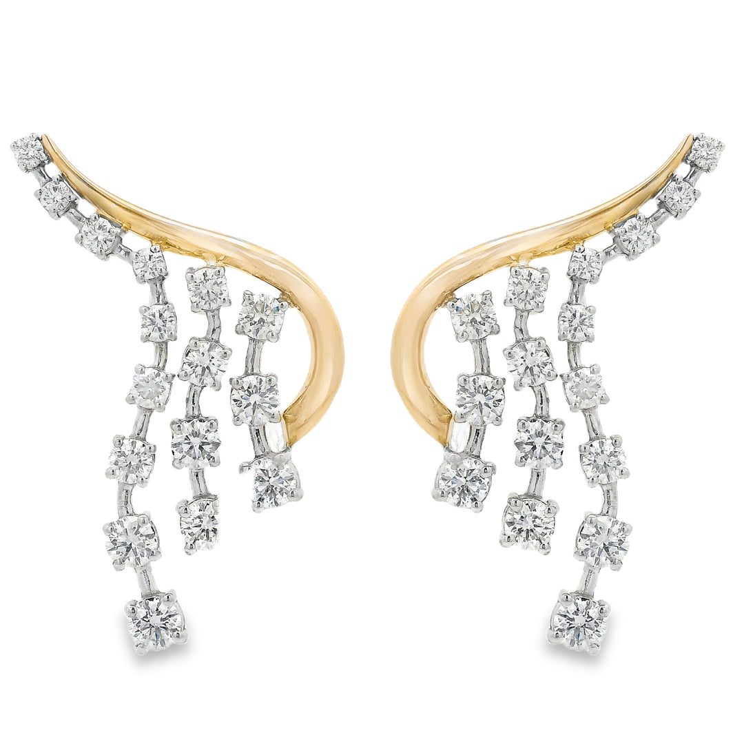 Diamond Cascade Earrings
