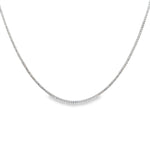 Load image into Gallery viewer, Three-Quarter Tennis Necklace
