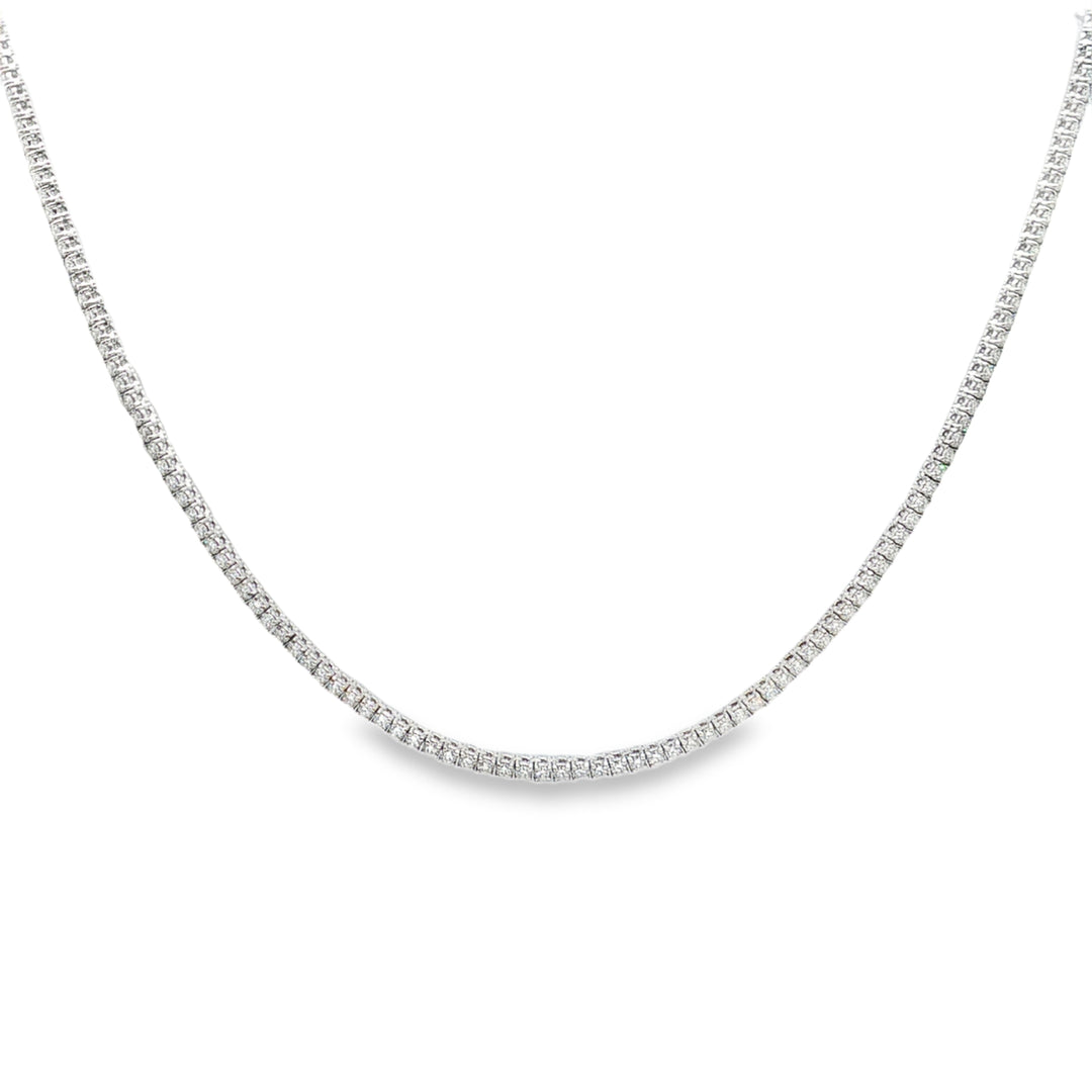 Full Tennis Necklace 0.026ct (each stone)