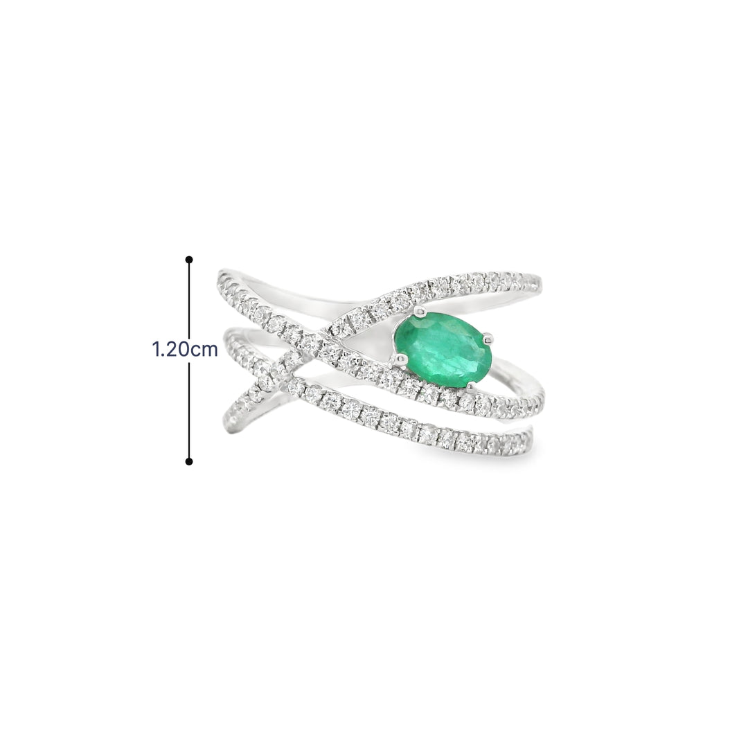 Diamond Ivy Ring