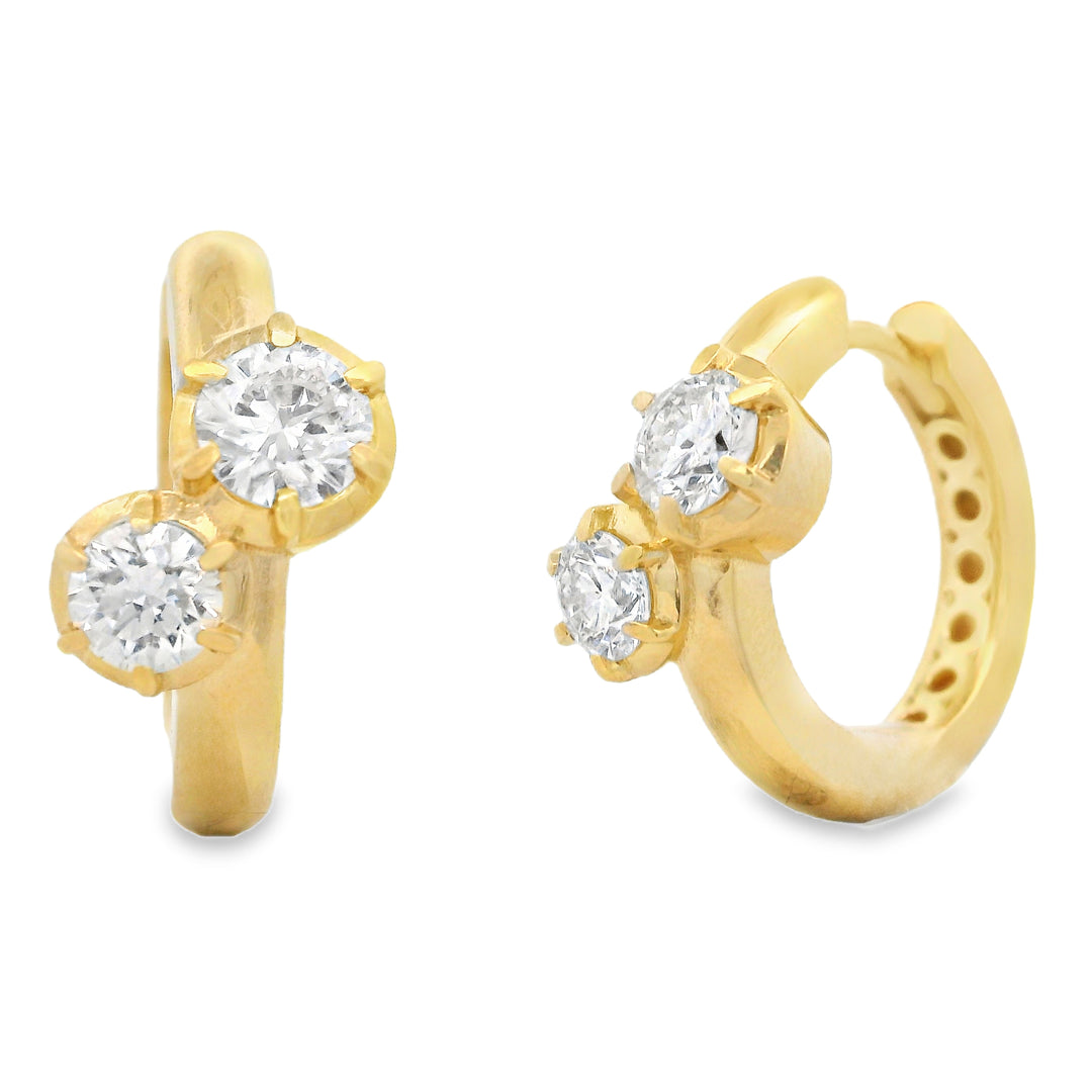 Double Diamond Hoops