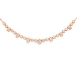 Load image into Gallery viewer, Mixed Cut Bezel Line Necklace

