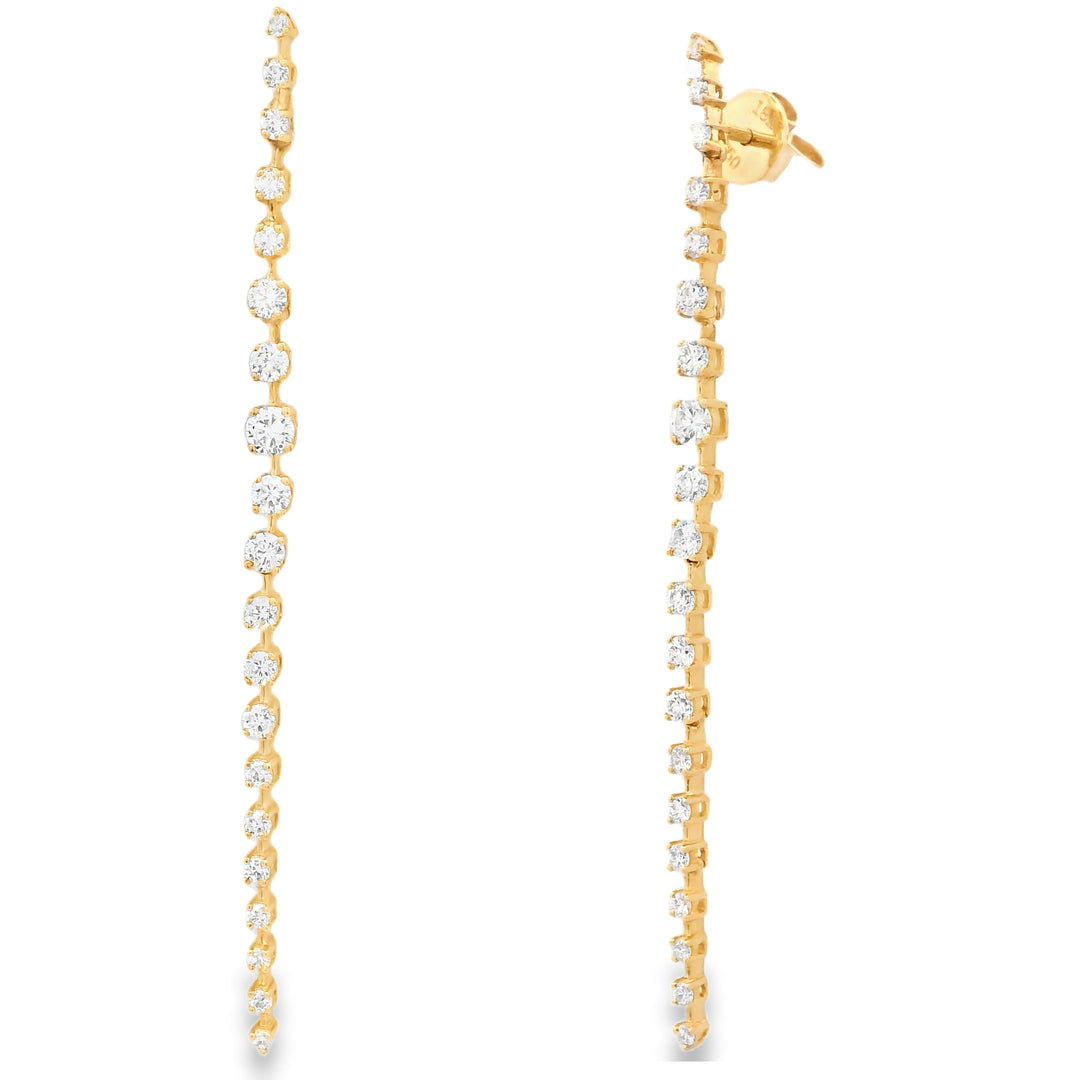 Slimmy Diamond Earrings
