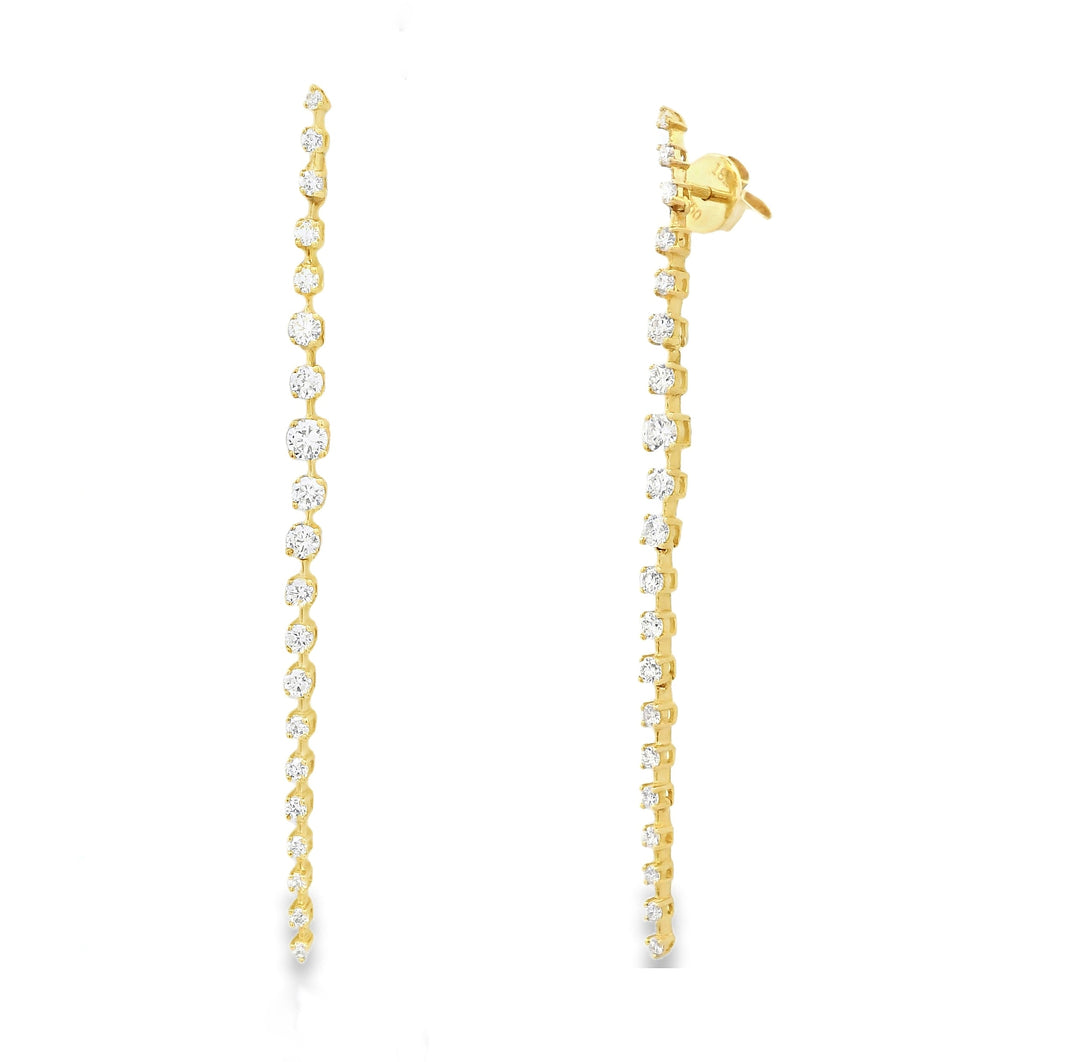 Slimmy Diamond Earrings