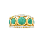 Load image into Gallery viewer, Malachite Pebble Ring

