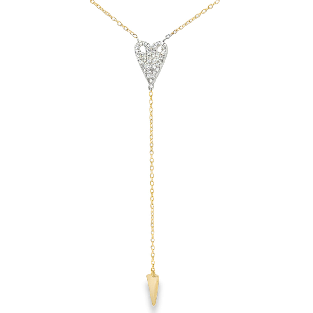 Heartline Lariat Necklace