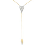 Load image into Gallery viewer, Heartline Lariat Necklace
