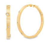 Load image into Gallery viewer, Scattered Diamonds Hoops

