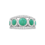 Load image into Gallery viewer, Malachite Pebble Ring
