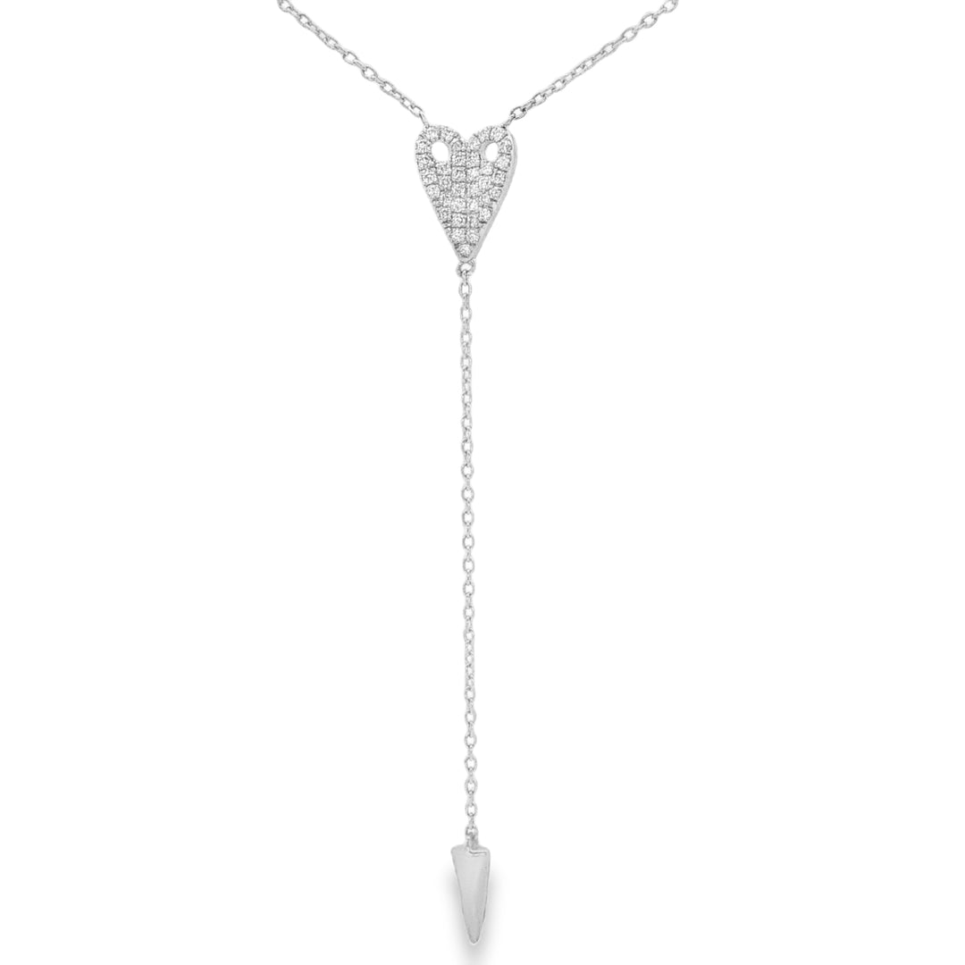 Heartline Lariat Necklace