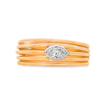 Load image into Gallery viewer, Marquise Layered Ring
