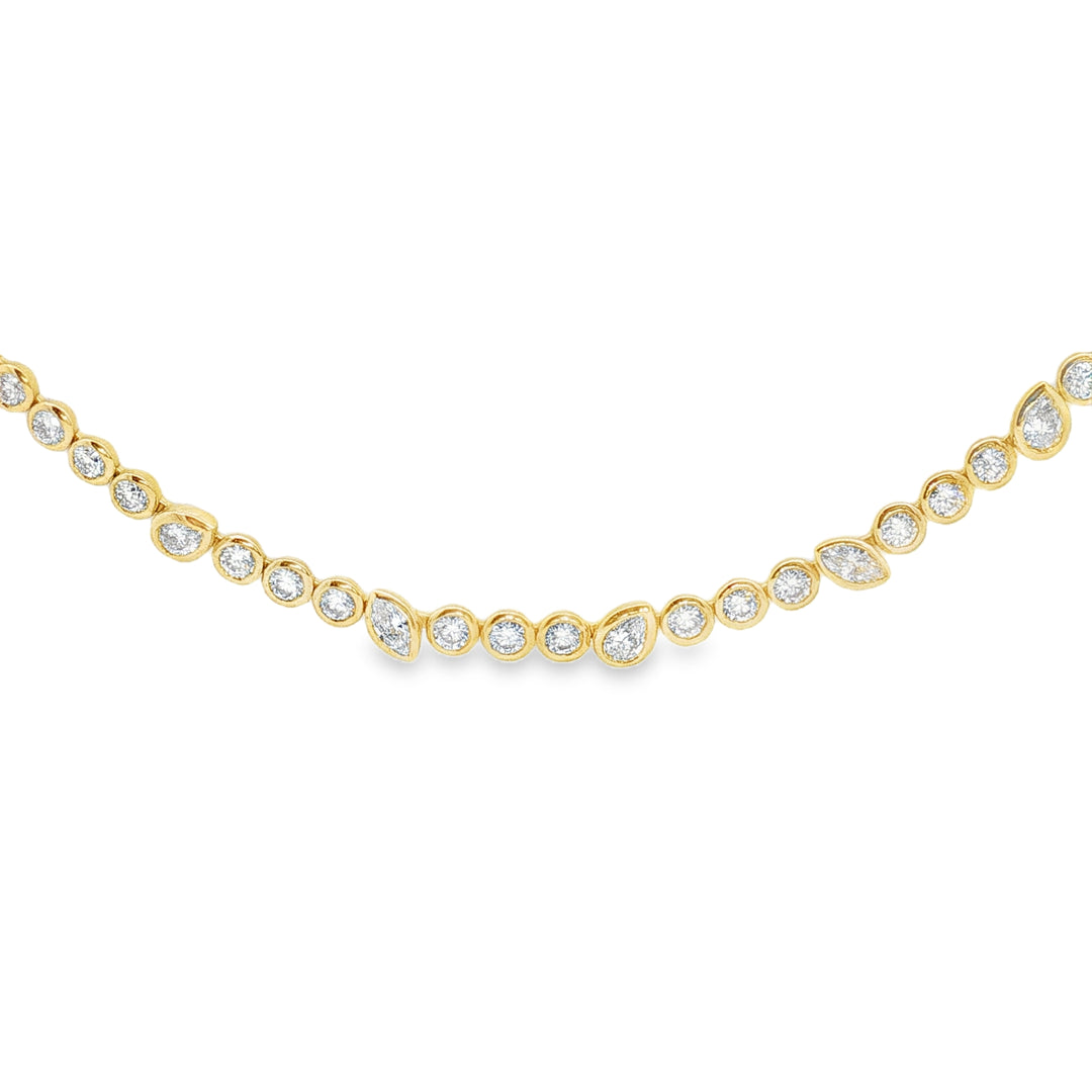 Morse Tennis Necklace