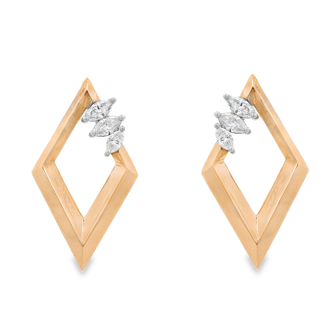 Marquise Frame Earrings