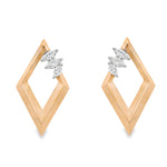Load image into Gallery viewer, Marquise Frame Earrings
