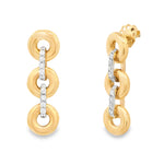 Load image into Gallery viewer, Linked Donuts Earrings
