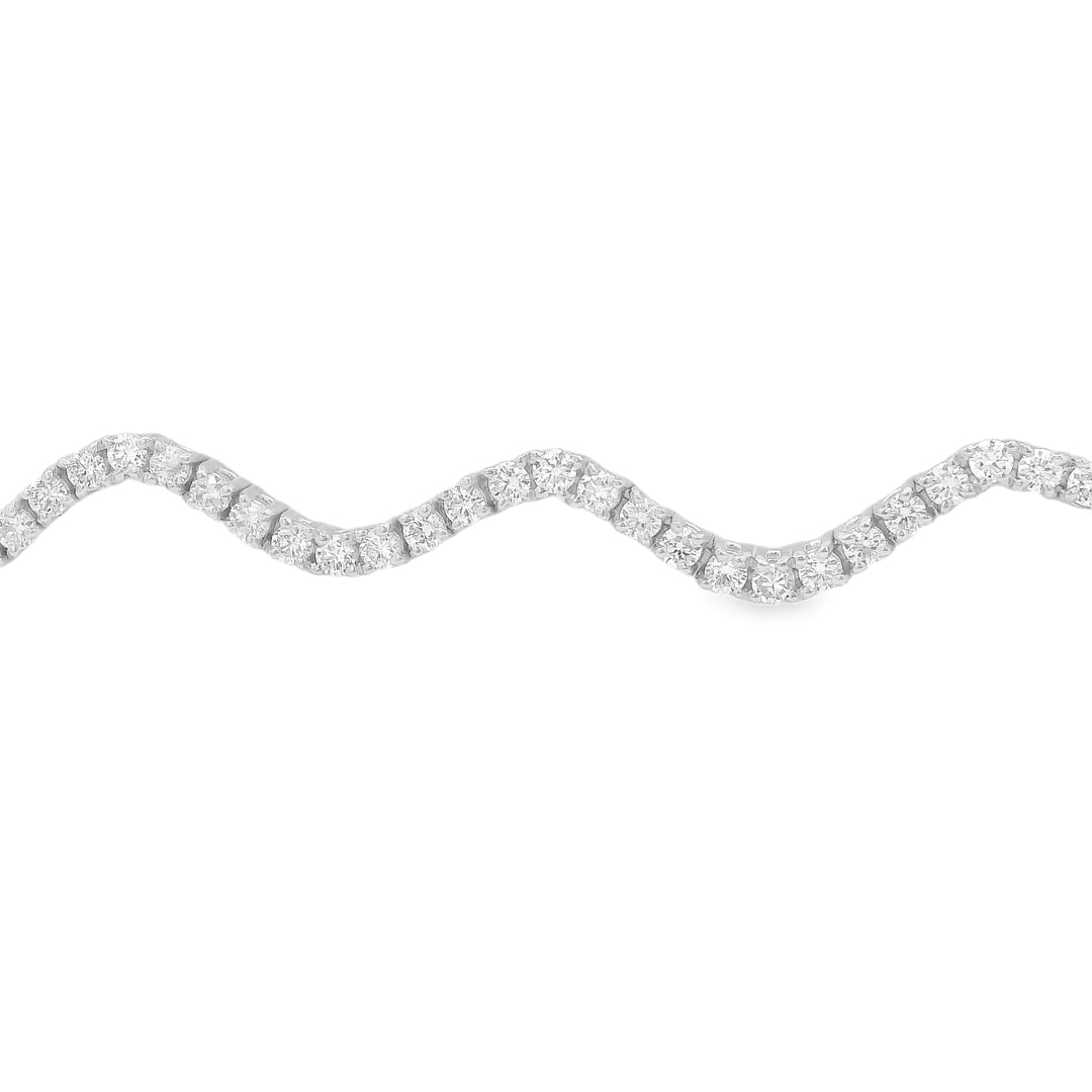 Wave Tennis Bracelet