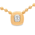 Load image into Gallery viewer, Bubble Emerald Cut Necklace
