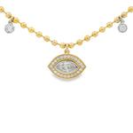 Load image into Gallery viewer, Grand Bubble Marquise Necklace

