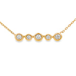 Load image into Gallery viewer, Bezel Row Necklace
