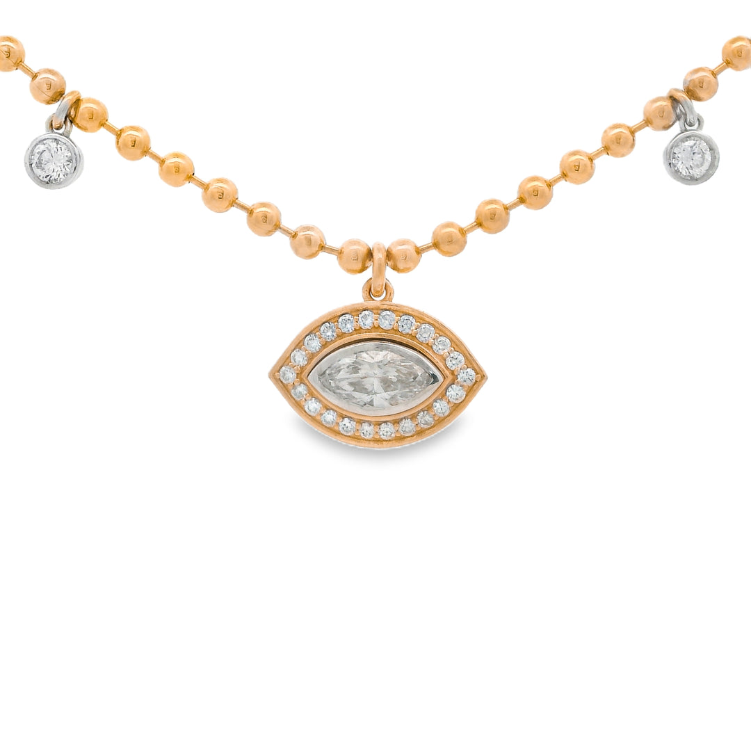 Grand Bubble Marquise Necklace