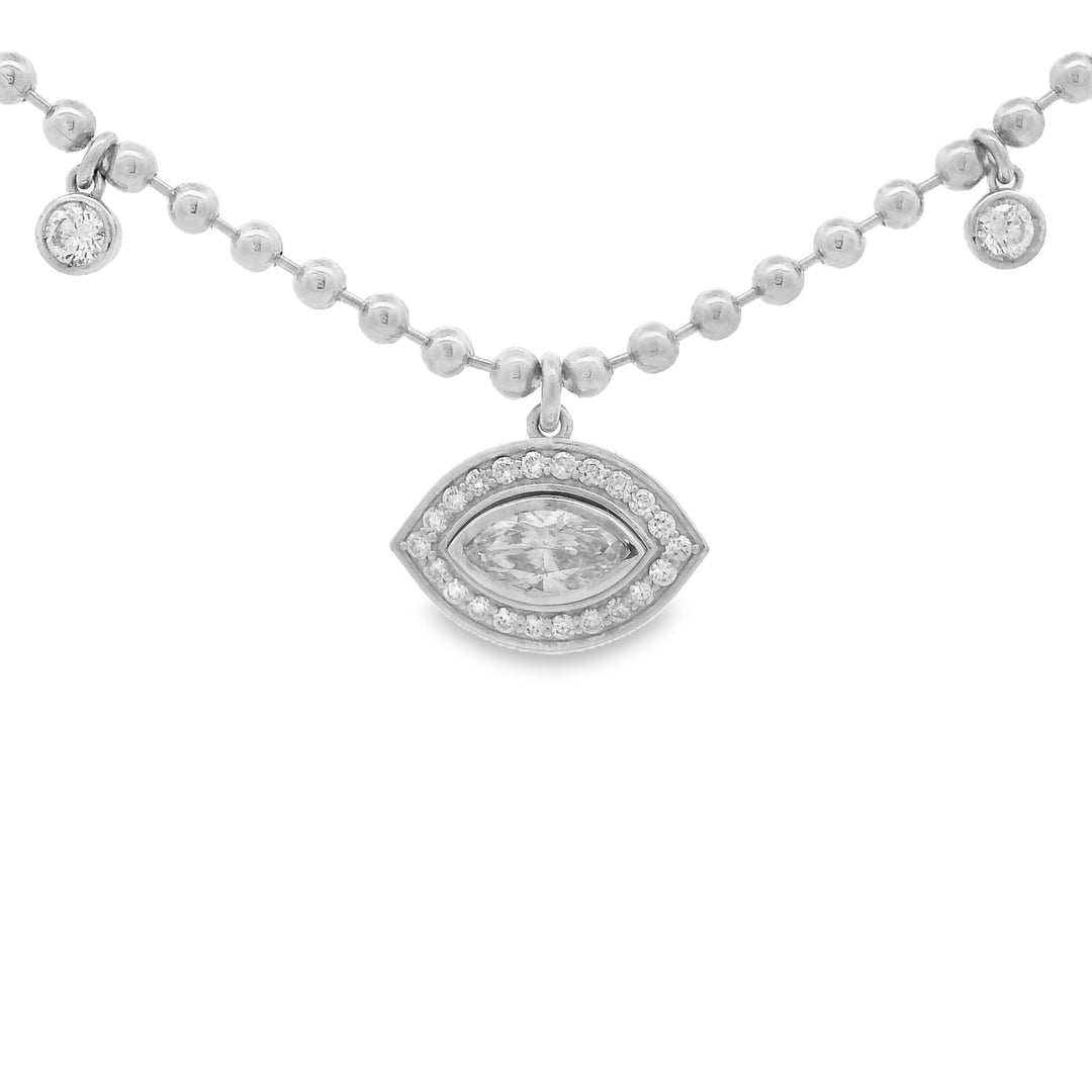 Grand Bubble Marquise Necklace