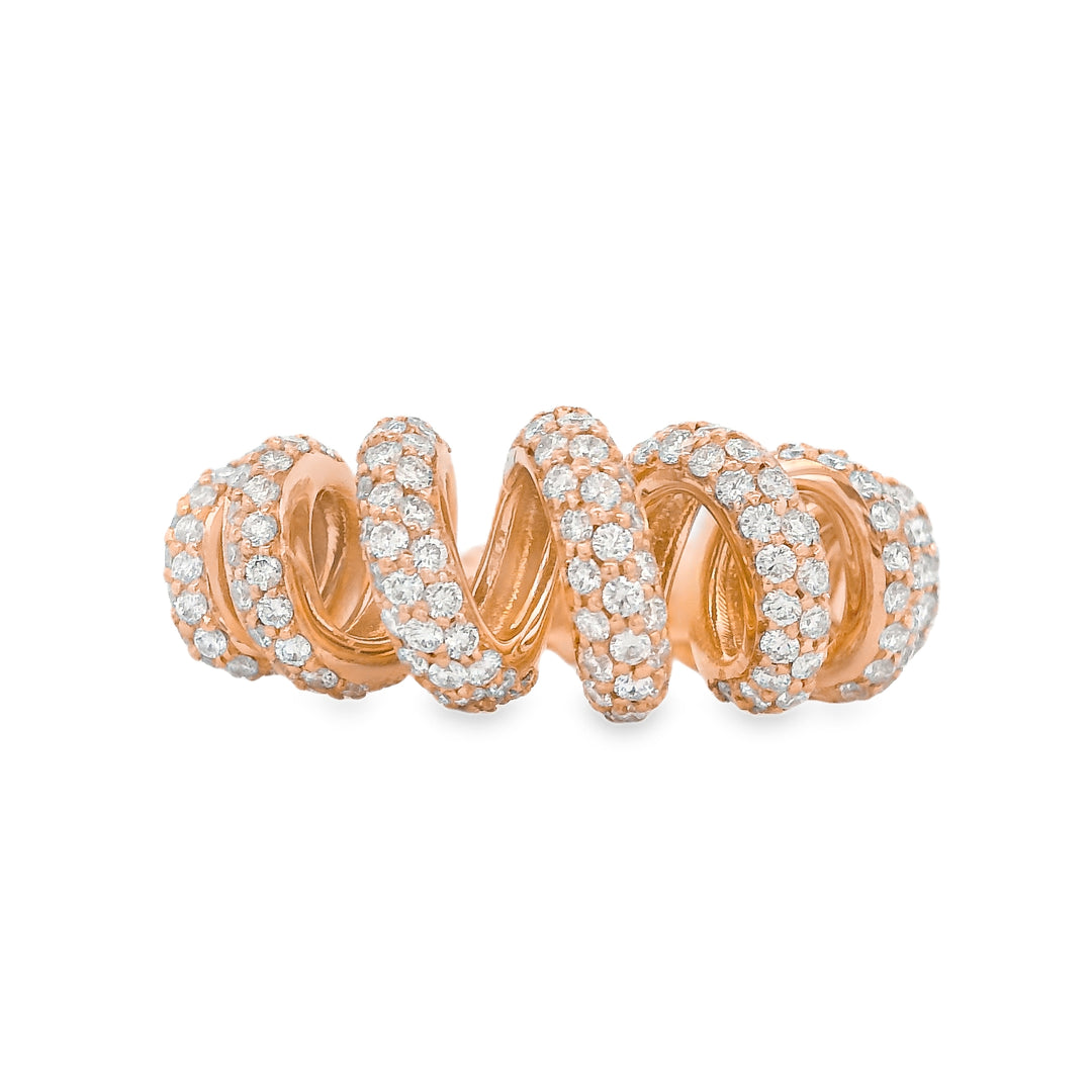 Diamond Twist Ring