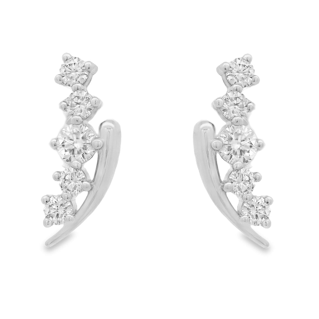 Diamond Sweep Earrings