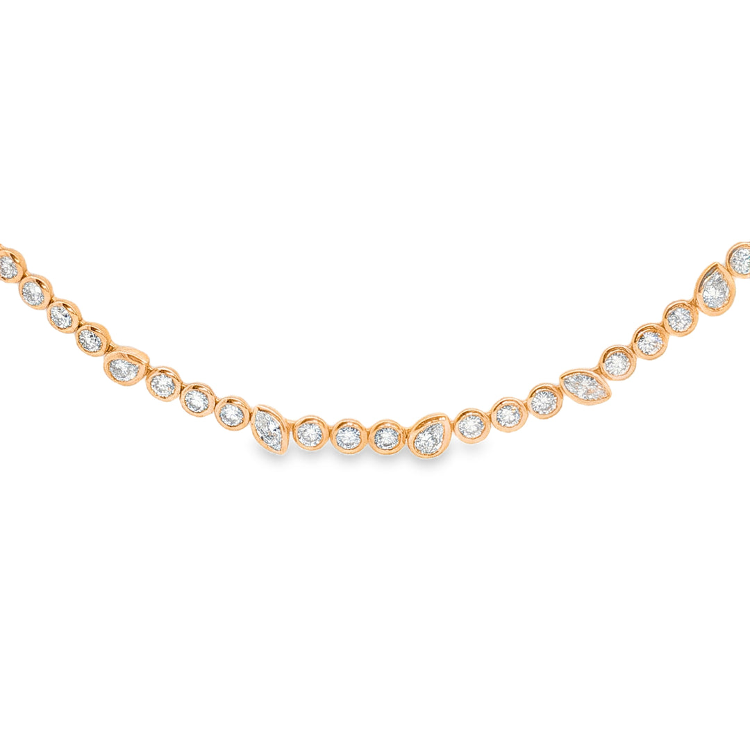 Morse Tennis Necklace