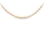 Load image into Gallery viewer, Pear Bezel Line Necklace
