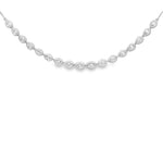 Load image into Gallery viewer, Pear Bezel Line Necklace
