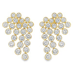Load image into Gallery viewer, Bezel Cascade Earrings
