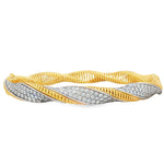 Load image into Gallery viewer, Diamond Twist Bangle

