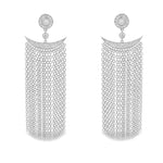 Load image into Gallery viewer, Diamond Fringe Earrings
