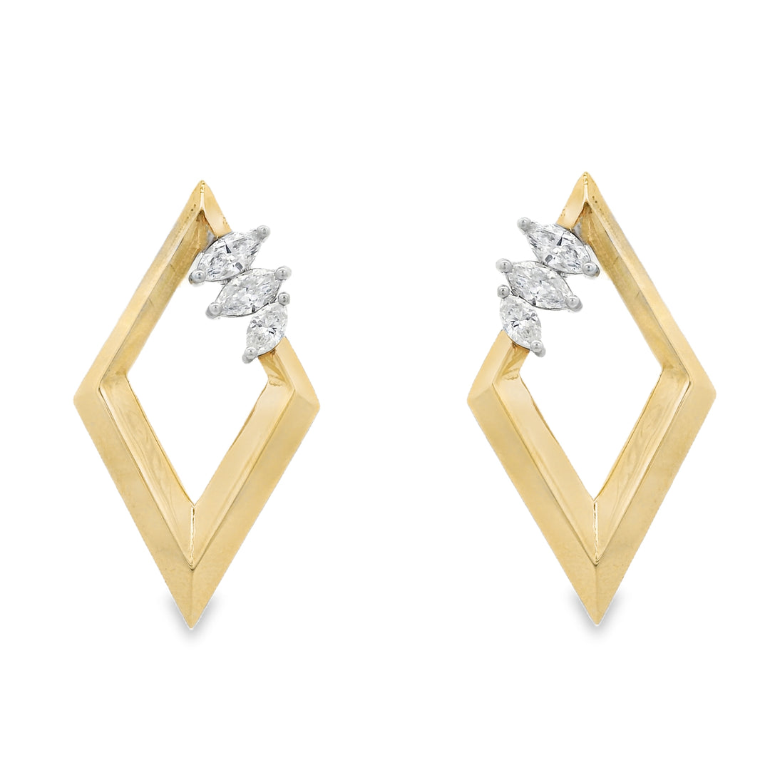 Marquise Frame Earrings