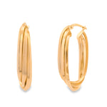 Load image into Gallery viewer, Golden Flow Hoops
