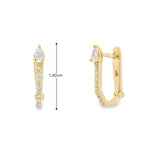 Load image into Gallery viewer, Bright Edge Earrings
