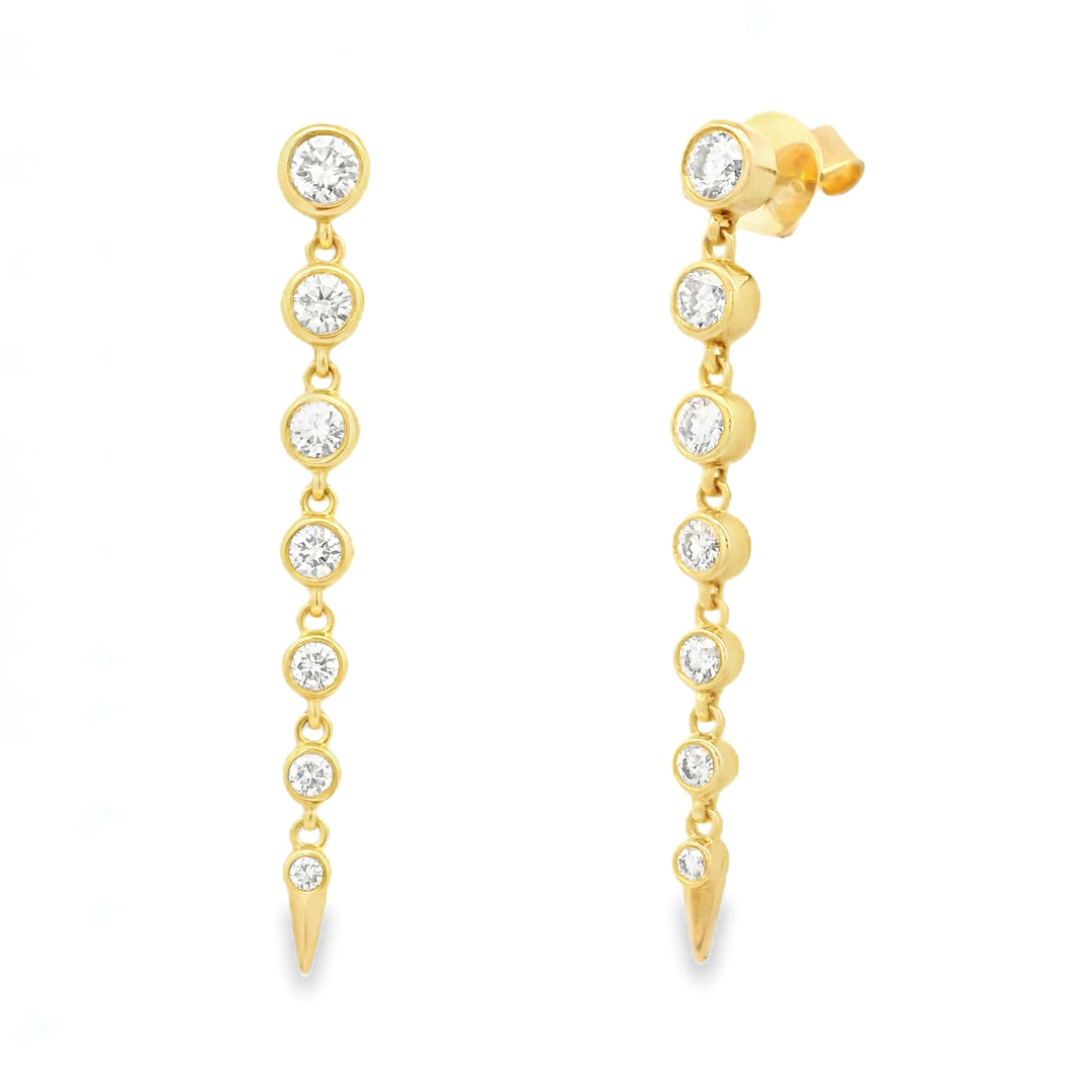 Spear Diamond Earrings