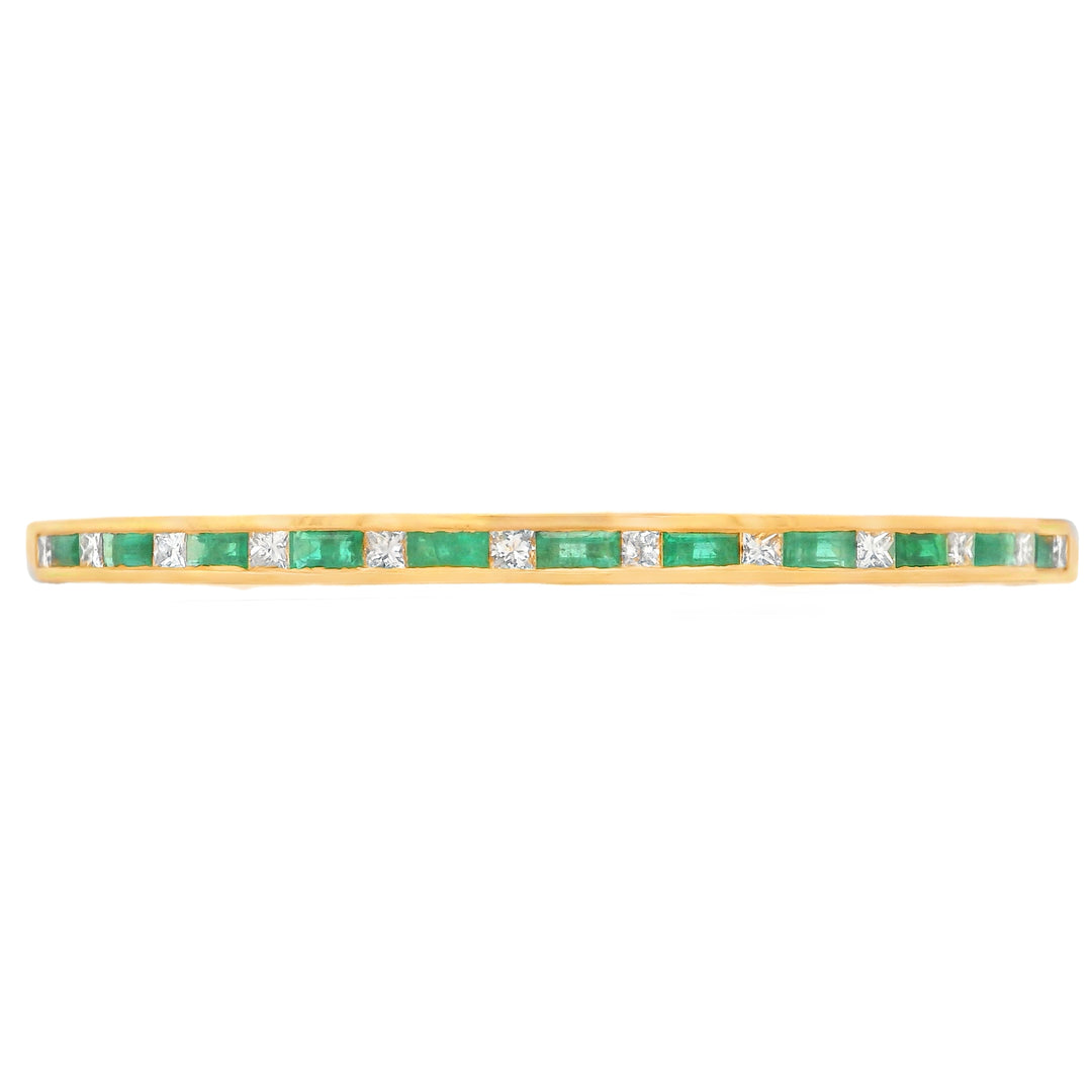 Emerald & Diamond Dana Bracelet
