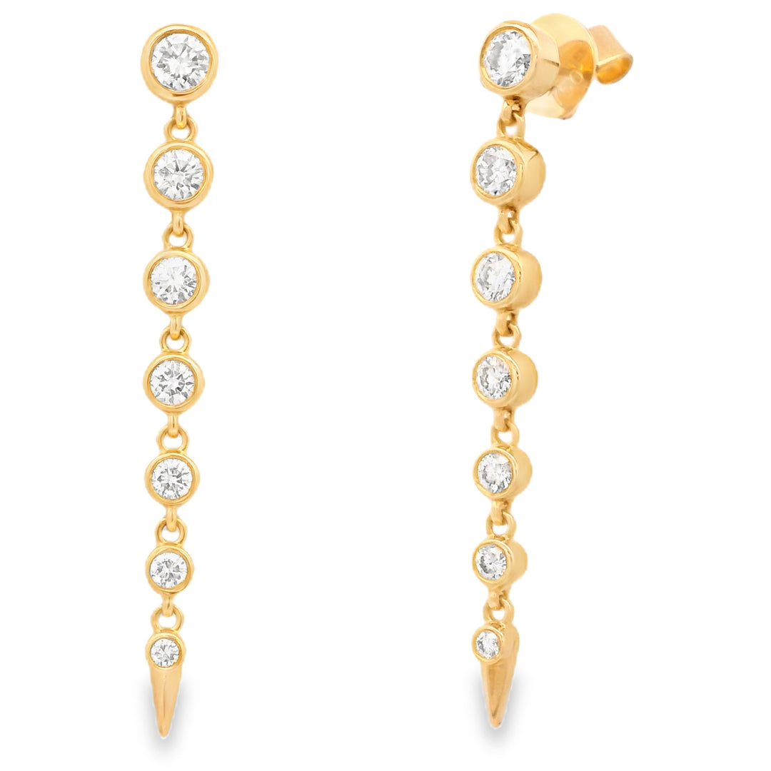 Spear Diamond Earrings