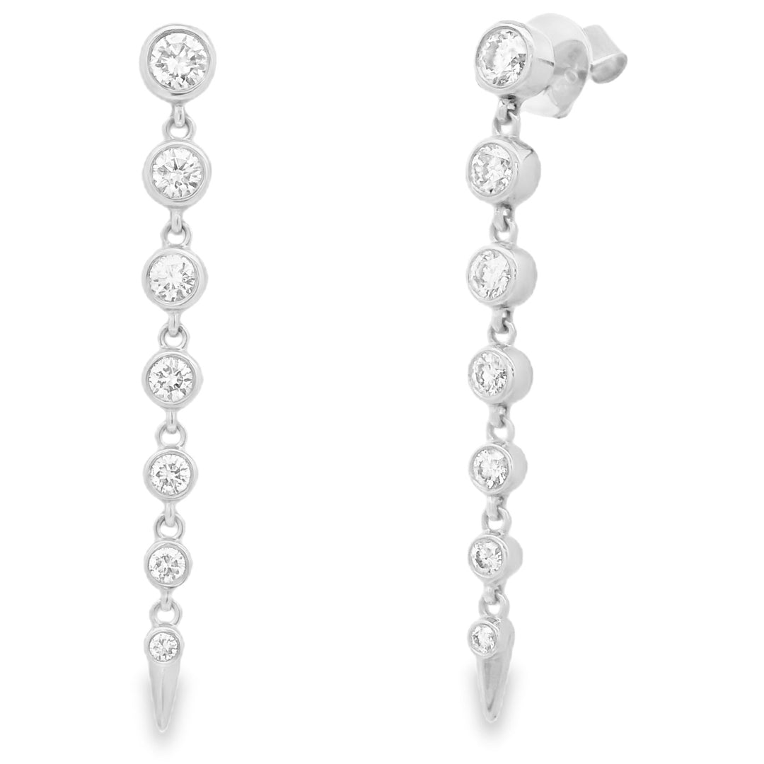 Spear Diamond Earrings